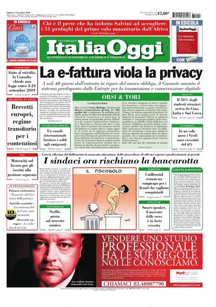 Italia oggi : quotidiano di economia finanza e politica